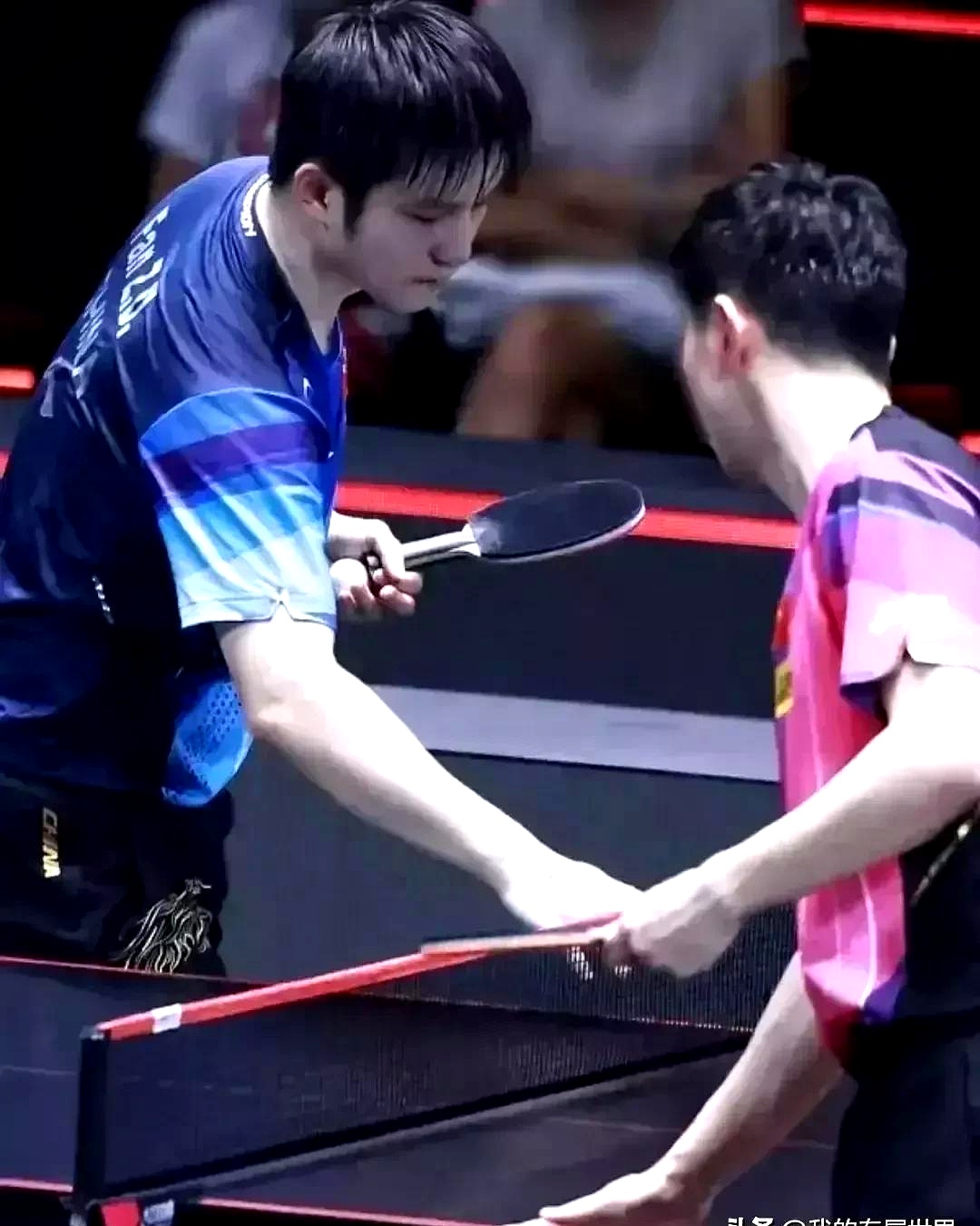 关于韩国乒乓球队爆冷法国乒乓球队，马龙送出助攻的信息